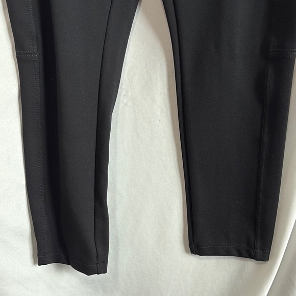 Anthropologie Black Skinny Pants Streamlined Tapered Design - Picture 4 of 12